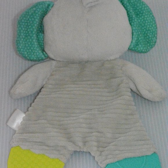 Bright Starts Elephant Snuggle Teethe Plush Lovey - Picture 5 of 7
